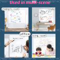 Whiteboard Wall Sticker - Premium Static Cling, No Damage to Wall, Easy to Clean and Reuse - Perfect for Home, School and Office. 
