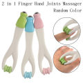 Massager Hand Massager Hand Handheld Steel Ball Run Blood Circulation Tool Stress Relief Plastic Care Relax Double Rubber Roller Massage. 