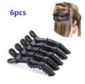 6pcs Professional Multicolor Hair Sectioning Crocodile Hairdressing Clips for Women.