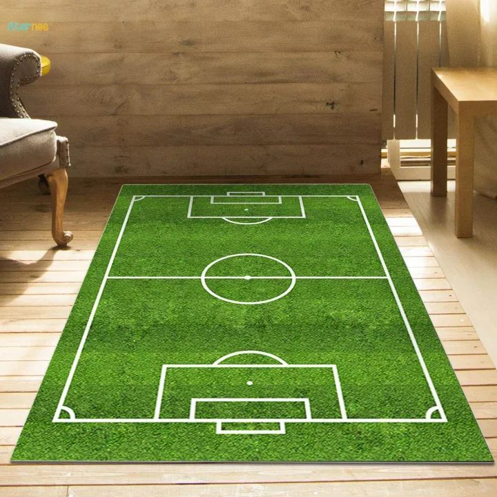 Football%20Field%20Carpets%20Kids%20Play%20Nursery%20Soccer%20Area%20Rugs%20100x160cm%20Green%20-%20Image%205