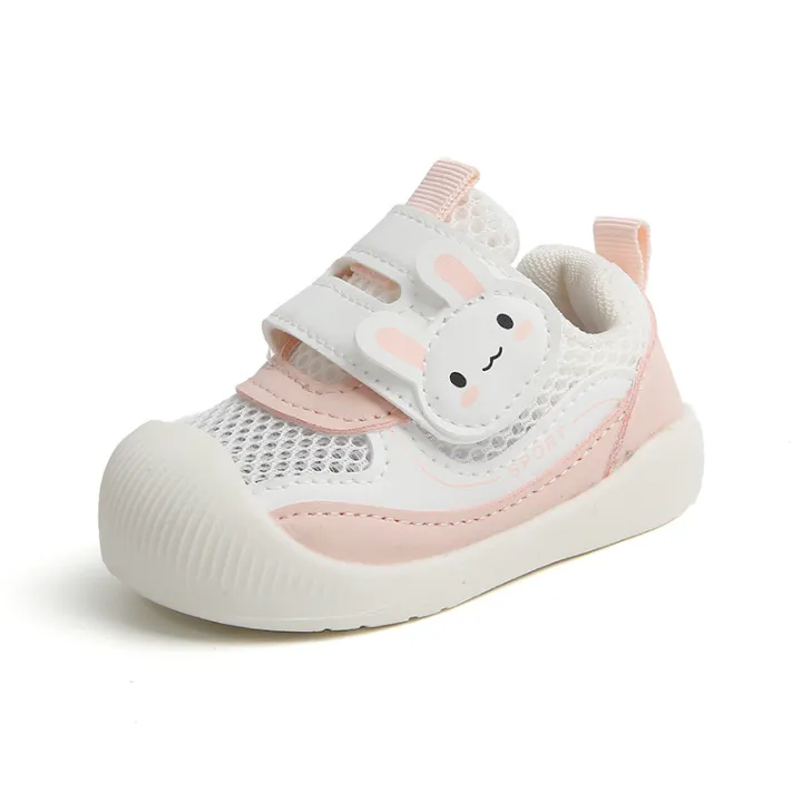 Summer%20Boys%20Soft%20Sole%201%20to%202%20Year%20Old%20Walking%20Female%20Baby%20Hollow%20Mesh%20Spring%20and%20Autumn%20Breathable%20Board%20Shoes%20-%20Image%205
