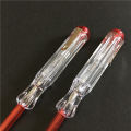 Measuring neon bubble electrician transparent one letter screwdriver hardware contact type test electric pen. 