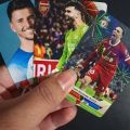 Football Star Card Game TCG - Fifa Stars Trading Card Game 32 Cards in 4 Packs. 