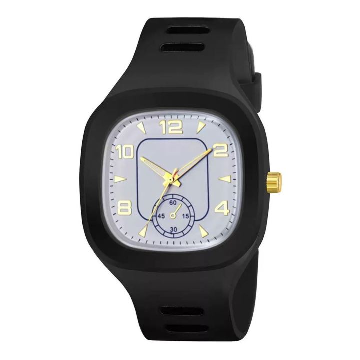 Fashionable Watch Silicone Band Quartz Analog Wrist Watch For Men