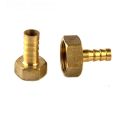 Durable Pipe Fitting PCF Pipe Joint Tube Brass Hose Barb 1/8" 1/4" 3/8" 1/2" FeMale Thread Coupler Connector Adapter PU PE Tube.