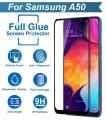 Samsung Galaxy A50  Tempered Glass Screen Protector (6D/9D/11D/21D)- Black. 