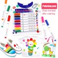 Fabric Markers Pens Permanent Paint Marker Fabric Pen 8 Colors Art Markers for Clothes Canvas T-shirt Shoes Paint Markers Pens. 