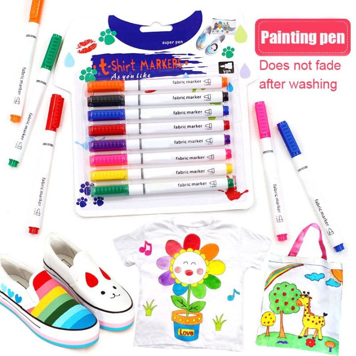 Fabric%20Markers%20Pens%20Permanent%20Paint%20Marker%20Fabric%20Pen%208%20Colors%20Art%20Markers%20for%20Clothes%20Canvas%20T-shirt%20Shoes%20Paint%20Markers%20Pens%20-%20Image%202