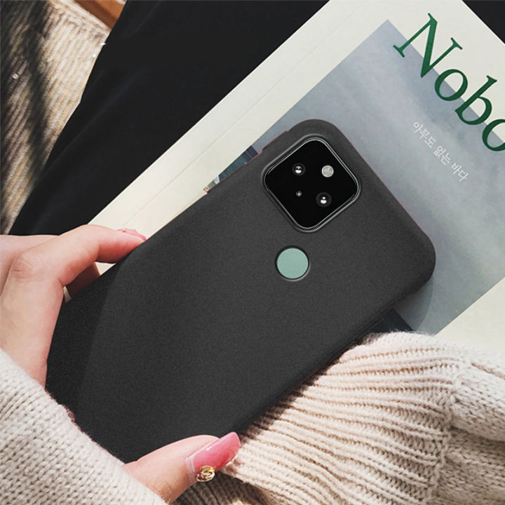 Tokifu%20For%20Google%20Pixel%205%20Back%20Cover%20Matte%20Simple%20Solid%20Color%20Soft%20Silicone%20TPU%20Case%20-%20Image%202
