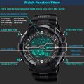 Men watch fashion sports digital waterproof shockproof luminous wristwatch.