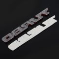 TURBO Universal Car Motorcycle Auto 3D Metal Decal Sticker, Red.