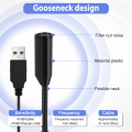 Spreeshop USB Microphone Web Flexible Noise Canceling Mic For PC Computer Laptop Stand.