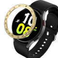 Bezel Ring Cover For Samsung Watch 4, 5 44mm Metal Frame Protector Shell Bumper. 