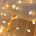 28 Pieces Warm White snow Ball Fairy Lights. 