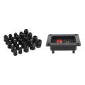 BRADOO- 1 Pcs 90X78Mm Square Binding Post Type Speaker Box & 24 Pcs Adjustable 3.5 - 13Mm Cable Gland Joints.