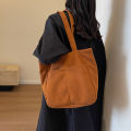 Lazy Wind Lamp Core lush uet ag for Women's Autumn and Winter ew orean Single Shoulder ag for Students with Classroom emperament andbag.