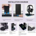 Four in one wireless charging: to 12 headphone holder fast charging. 