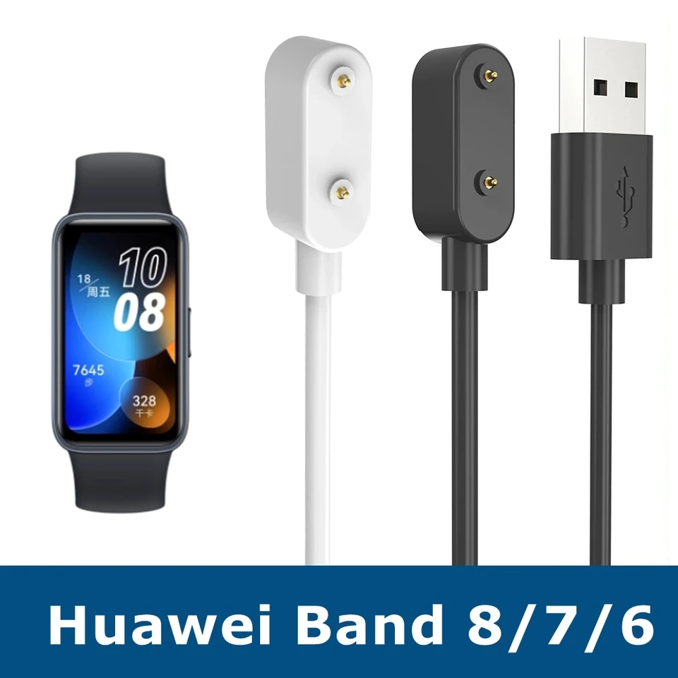 Charging Cable For Huawei Band 6/7/8/fit 2/Honor ES/ Accessories Replacement Wrist Watch Charger Adapter USB 100cm 60cm