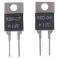 2Pcs Normally Open Thermal Switch Temperature Sensor Thermostat KSD-01F 70 Degc.