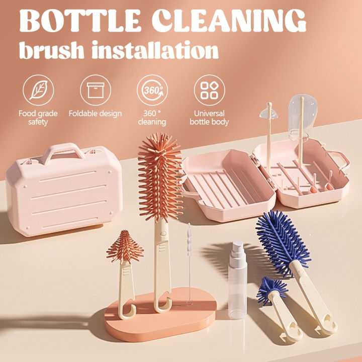 5%20in1%20Feeding%20Bottle%20Cleaner%20Kit%20%20Brush%20Set%20with%20Travel%20Storage%20Box%20Blue%20Pink%20BPA%20Free%20Baby%20Bottle%20Super%20Premium%20Quality%20Guaranteed%20For%20New%20Mom%20New%20Parents%20-%20Image%204