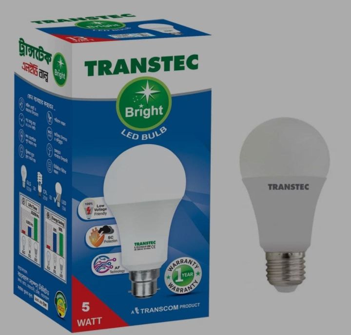 TRANSTEC%20BRIGHT%20LED%20BULB%205%20watt%20-%20Image%202