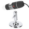 Digital Microscope 50X-500X 1920x1080P USB Interface Handheld Portable Mini Camera with Bracket and Adjustable 8 LED HD. 