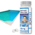 100pcs/Box Swimming Pool Cleaning Tablet Chlorine Bromine Tablets Cleaner Swimming Spa Hot Tub Cleaning Supplies. 