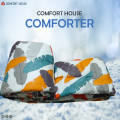 Warmth Haven Printed Microfiber Blanket - Cozy Winter Bedding Suitable for Winter Season. 