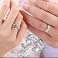 Love Promise Couple Rings Finger Ring Band Jewelry for Men And Women. 