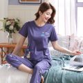 Spring Women Pajamas Short Sleeve Pijama Female Pajama Set 5XL Pyjamas Cotton Pajamas For Women Sleepwear Homewear Sleep Lounge.