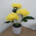 New Solar Peony Flower Lamp LED Simulation Peony Flower Potted Lamp Home Ornament Decorative Table Lamp Night Light. 