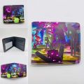 【ZOSR】16 style Minecrafte Game Around Wallet Printing Men and Women Short Folding Card Bag Cartoon   Leather Christmas Birthday Gift. 