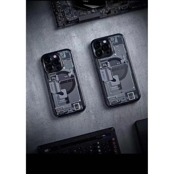 For%20iPhone%2014%20Pro%20Max%20-%20SPIGEN%20Ultra%20Hybrid%20Zero%20One%20(MagFit)%20Premium%20Clear%20Magnetic%20Wireless%20Charge%20Phone%20Case%20-Back%20Cover%20-%20Image%202