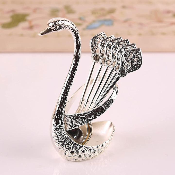 New%20Swan%206%20Pieces%20Stylish%20Spoon%20Tableware%20Set%20Holder%20(Gold%20and%20silver)%20-%20Image%203