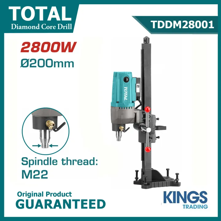 Total Coring Machine The TOTAL Diamond Core Drill Machine 2800w 800rpm Model Model TDDM28001 ...