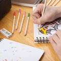 Colore 60 Colors Colored Pencils Set Wooden Drawing Painting Pens Art Supplies - multicolour.