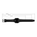 SKMEI 1650 Leather Strap Version LED Digital Display Electronic Watch with Touch Luminous Button. 