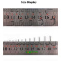 50 pcs x Flat Head Fishing Hook Size 3-12 Iseama High Carbon Steel Strong Sharp Barbed Fish Hooks. 