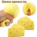 Simulation Cheese Squeezing Toys Creative Decompression Toy Vent Ball Artifact Stress Relief Fidget Toys For Kids Children X1S7. 