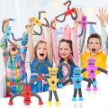 1Pcs Plastic Telescopic Toys with Shape Changing Robot Telescopic Tube, Telescopic Suction Cup Robot Toy, Stress Relief Telescopic Robot Fidget Toys for Kids.