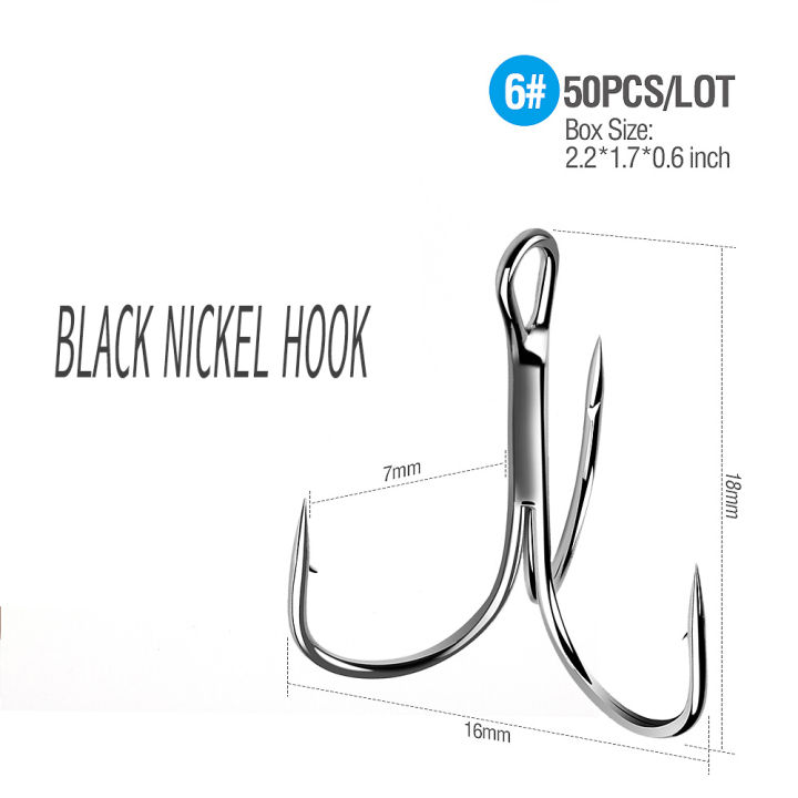 50pcs/%20Set%20Treble%20Fishing%20Hooks%20Black%20Nicle%20Barbed%20Fishhooks%20Super%20Sharp%20Carp%20Triple%20Hooks%20Sea%20Tackle%20Accessories%20hot%20sell%20-%20Image%209