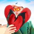 Summer Men's Flip-flops Massage Granule Men Slippers Comfortable Beach Sandals Men Casual Shoes House Flip Flops Bathroom Shoes. 