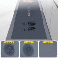 Diatom mud kitchen mat anti-slip oil-proof absorbent mat door dirt-resistant mat waterproof household wash-free wipeable carpet.