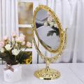 Roll Over Image To Zoom In Prime Mirror With Stand For Shaving Double Sided Magnifier Mirror For Women Makeup Silver Pack Of 1 For Girls And  Boys - Mirror - Mirror - Mirror. 