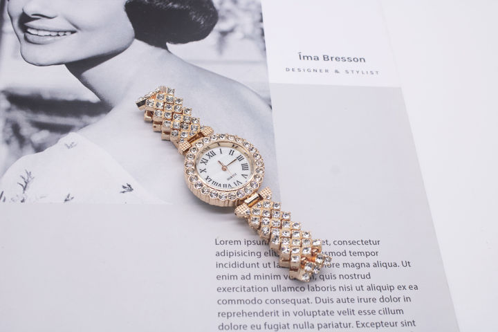 Glamorous%20Diamond%20Chain%20Bracelet%20Ladies%20Watch%20-%20Image%204