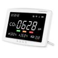 11.8 Inch LCD Screen 4-In-1 Air Quality Detector Air Quality Monitor for Home School Office US Plug. 