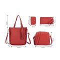 4Pcs/set Crossbody Bags Women Bag Set Pattern Leather Shoulder Bags Purse Ladies PU Crossbody Bag. 