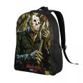Horror Movie Character Killer Backpack for Men Women Waterproof School College Halloween Film Bag Print Bookbag. 