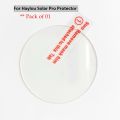 For Haylou Solar Pro Smartwatch Premium Transparent Tempered Glass Screen Protector.