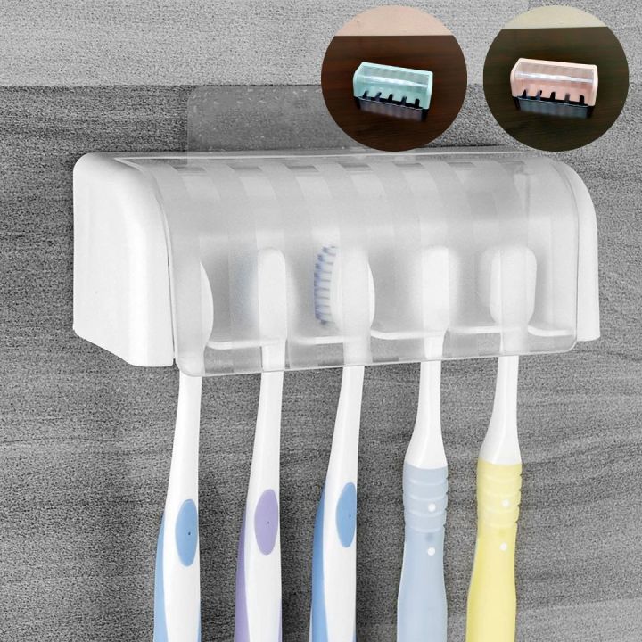 5%20Slots%20Wall%20Mount%20Toothbrush%20Holder%20with%20Cover%20-%20Image%202